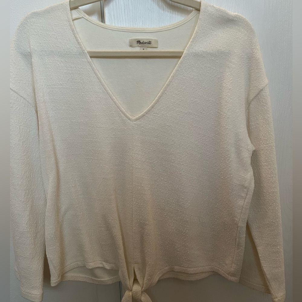 Madewell v neck top.